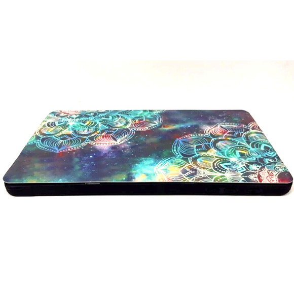 ZHK Galaxy Tab 10.0 Plus Folio Case Fold out Stand, Mandala Pattern, Magnets - Picture 3 of 9